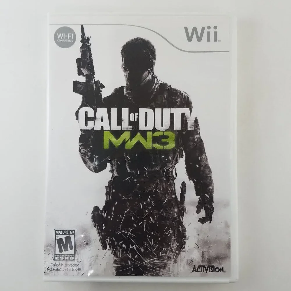 Call of Duty Modern Warfare 3 (Nintendo Wii, 2011) Complete + Manual Tested